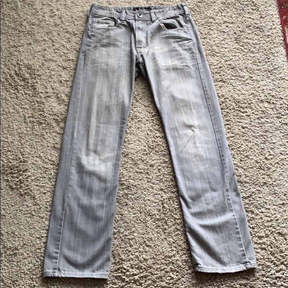 Gray/Silver Jeans 31x33